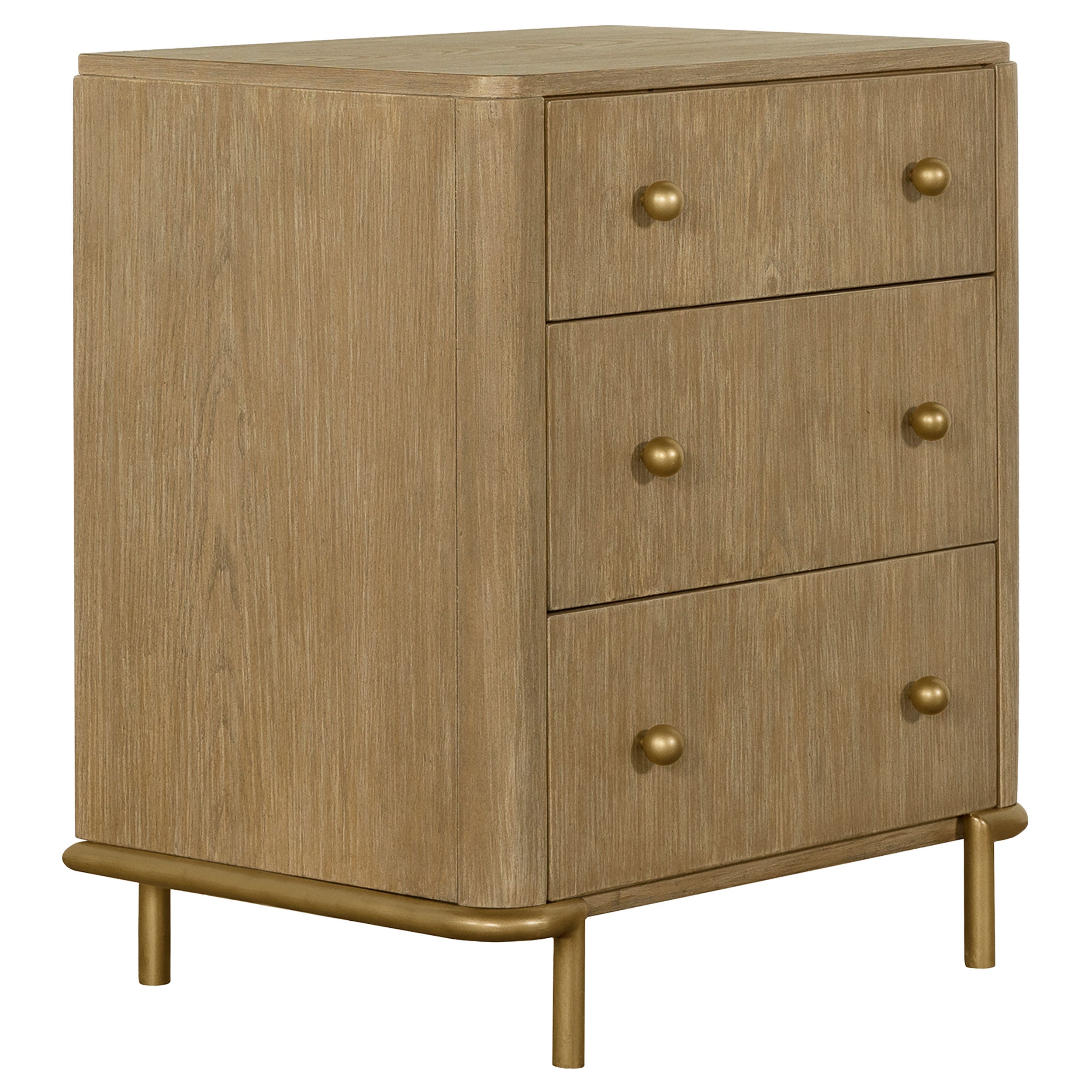 Orleans Furniture - Coaster - Arini 3-drawer Nightstand Sand Wash - 224302