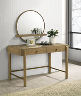 Orleans Furniture - Coaster - Arini 2-piece Makeup Vanity Table and Mirror Set Sand Wash - 224307-SET