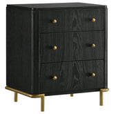 Orleans Furniture - Coaster - Arini 3-drawer Nightstand Black - 224332