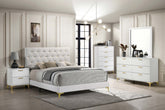 Orleans Furniture - Coaster - Kendall 5-piece Eastern King Bedroom Set White - 224401KE-S5