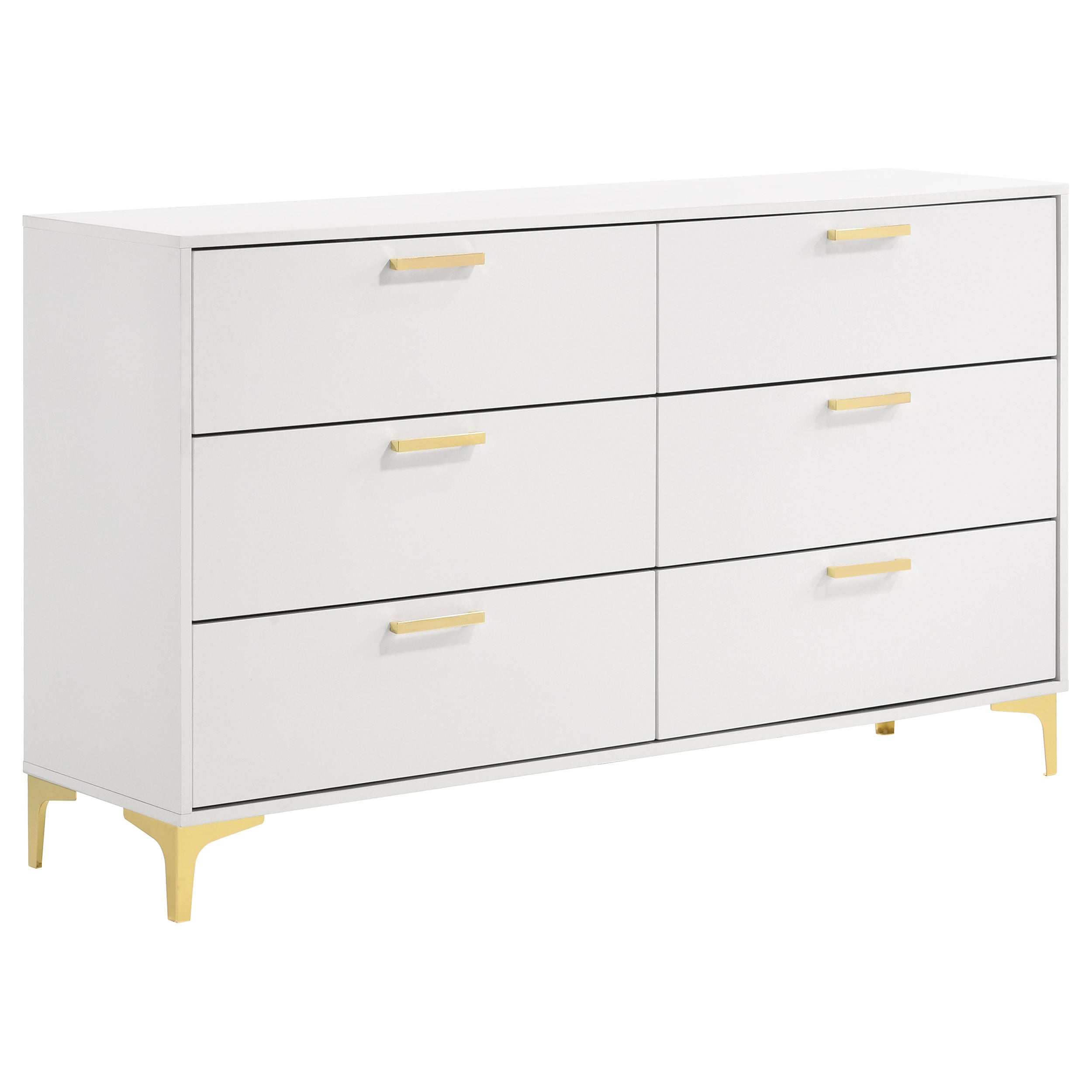 Orleans Furniture - Coaster - Kendall 6-drawer Dresser White - 224403