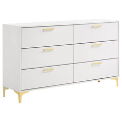Orleans Furniture - Coaster - Kendall 6-drawer Dresser White - 224403