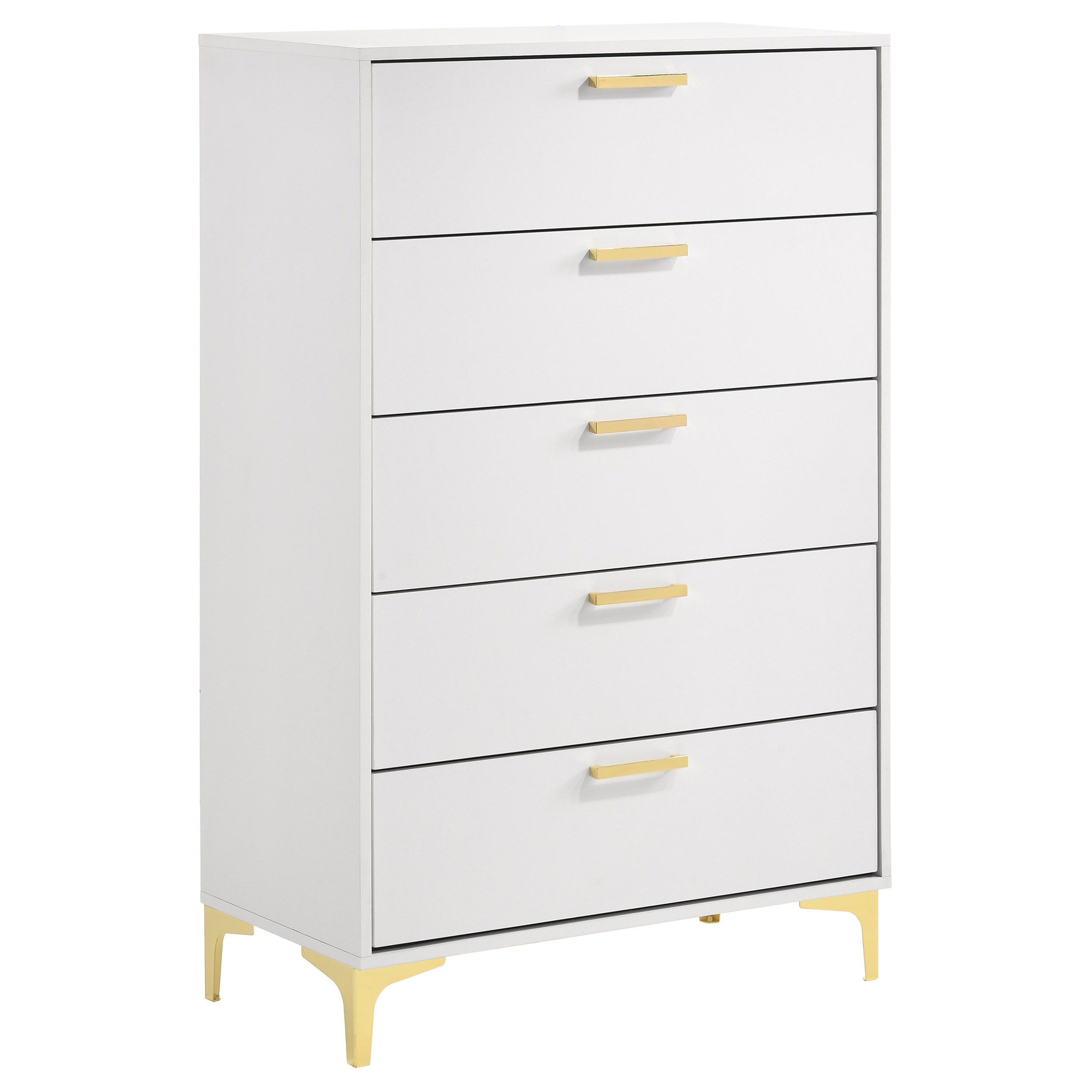 Orleans Furniture - Coaster - Kendall 5-drawer Bedroom Chest White - 224405