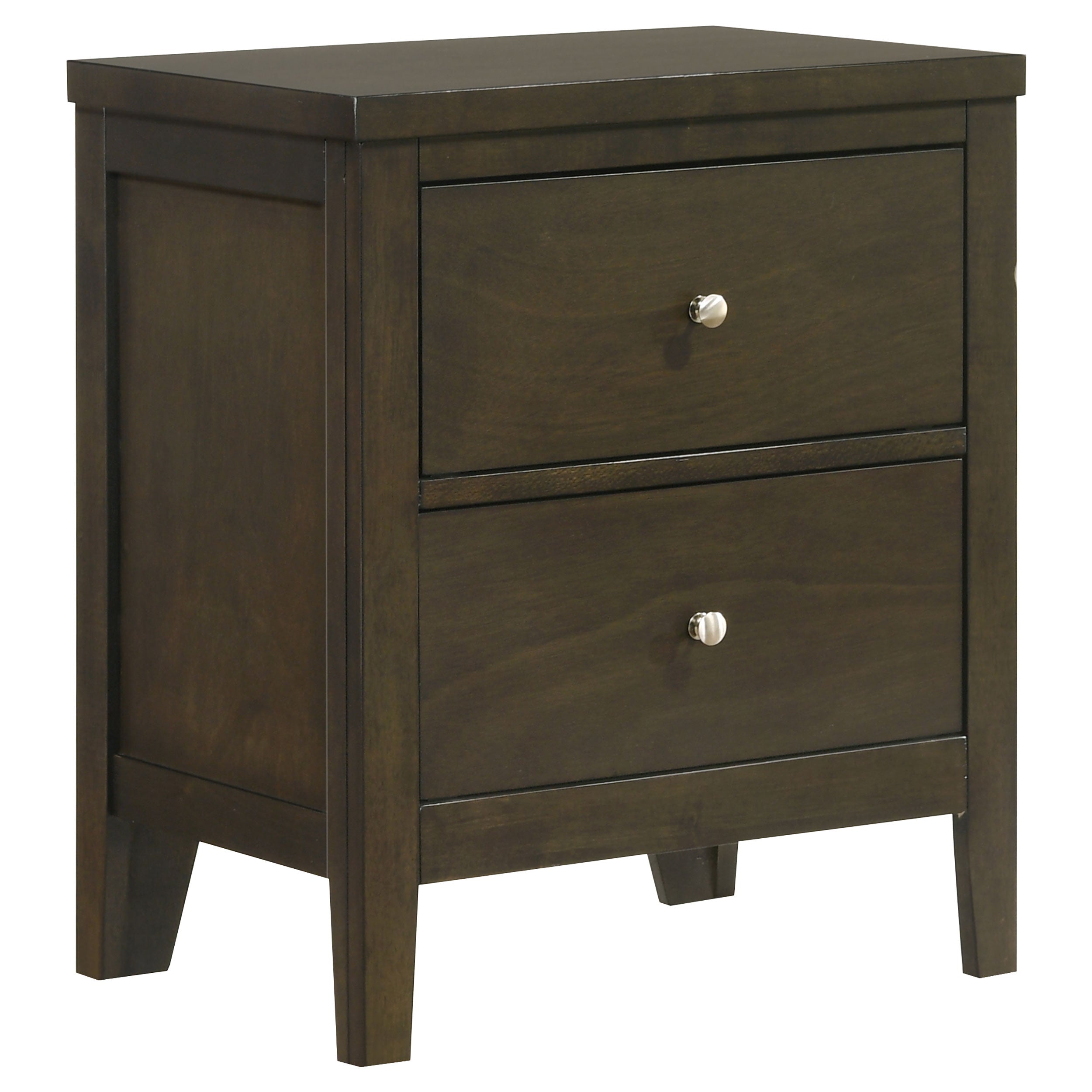 Orleans Furniture - Coaster - Wilkes 2-drawer Nightstand Bedside Table Dark Cocoa - 224422
