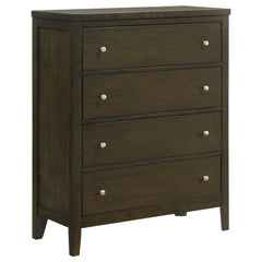 Orleans Furniture - Coaster - Wilkes 4-drawer Chest of Drawers Dark Cocoa - 224425