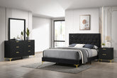 Orleans Furniture - Coaster - Kendall 4-piece California King Bedroom Set Black - 224451KW-S4