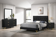Orleans Furniture - Coaster - Kendall 4-piece Queen Bedroom Set Black - 224451Q-S4