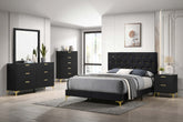 Orleans Furniture - Coaster - Kendall 5-piece Queen Bedroom Set Black - 224451Q-S5