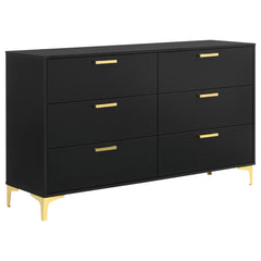 Orleans Furniture - Coaster - Kendall 6-drawer Dresser Black - 224453