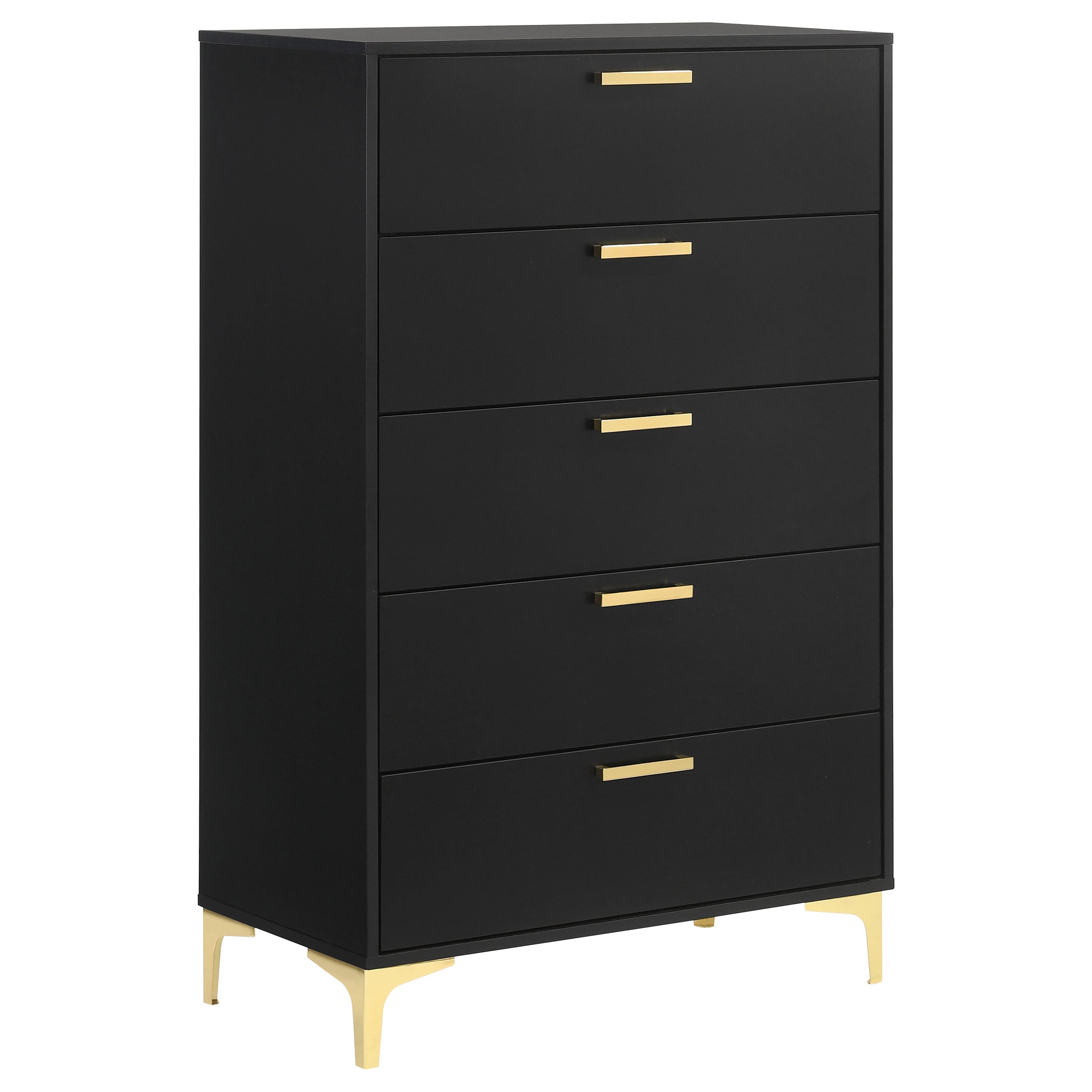 Orleans Furniture - Coaster - Kendall 5-drawer Bedroom Chest Black - 224455