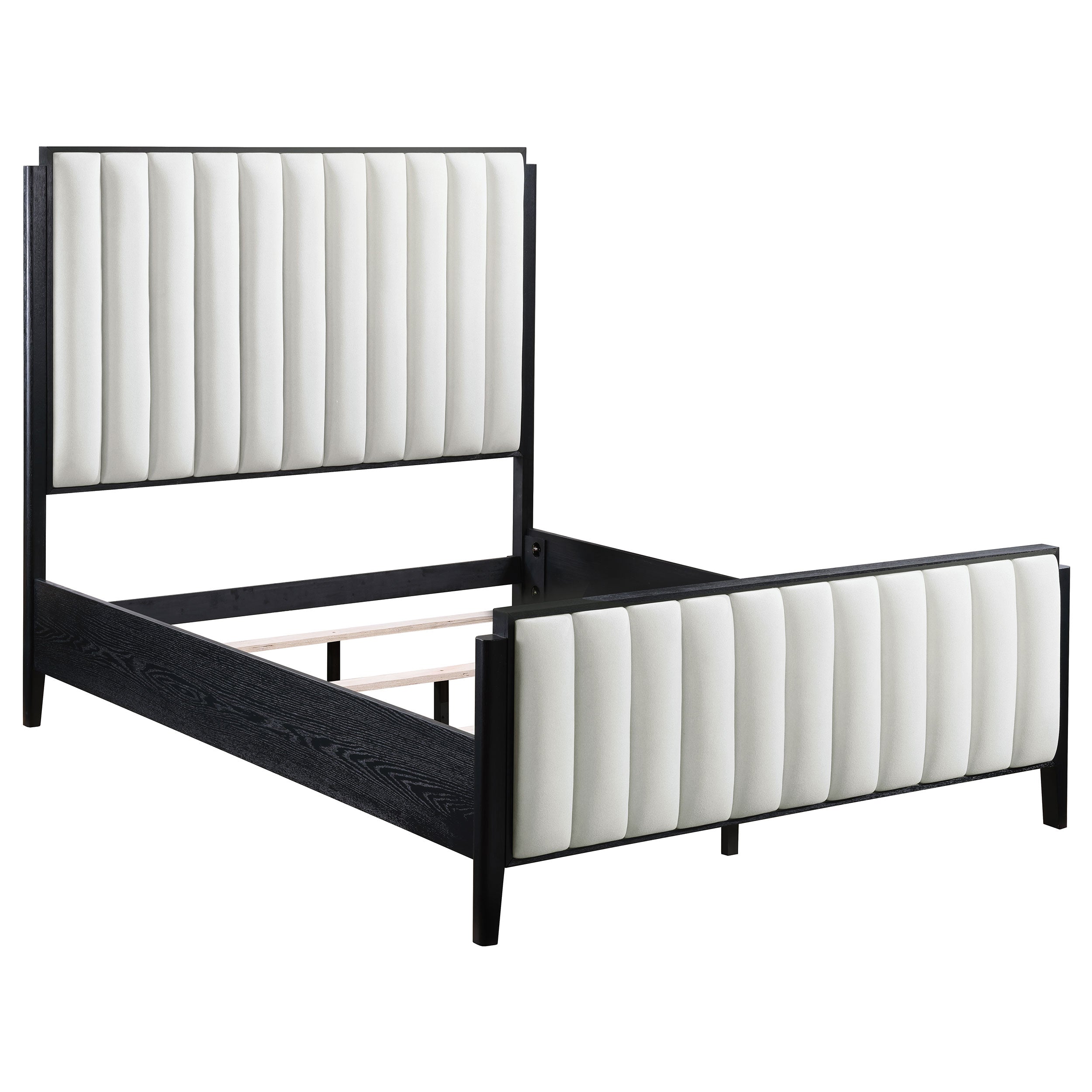 Orleans Furniture - Coaster - Brookmead 60-inch Upholstered California King Bed Black - 224710KW