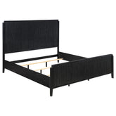 Orleans Furniture - Coaster - Brookmead Wood California King Panel Bed Black - 224711KW
