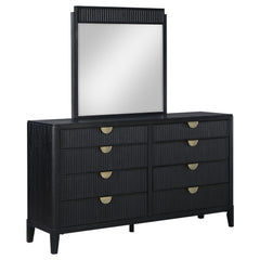 Orleans Furniture - Coaster - Brookmead 8-drawer Dresser with Mirror Black - 224713M