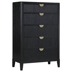 Orleans Furniture - Coaster - Brookmead 5-drawer Bedroom Chest Black - 224715