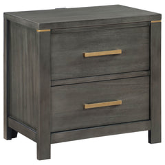 Orleans Furniture - Coaster - Kieran 2-drawer Nightstand Grey - 224742
