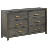 Orleans Furniture - Coaster - Kieran 6-drawer Dresser Grey - 224743