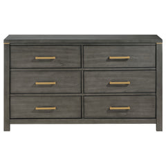 Kieran 6-drawer Dresser Grey