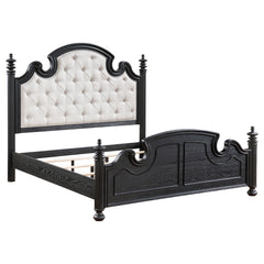 Orleans Furniture - Coaster - Celina Wood Queen Poster Bed Black - 224761Q