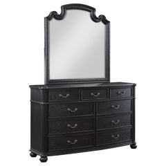 Orleans Furniture - Coaster - Celina 9-drawer Dresser with Mirror Black - 224763M