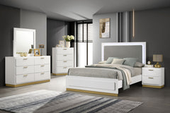 Orleans Furniture - Coaster - Caraway 5-piece California King Bedroom Set White - 224771KW-S5