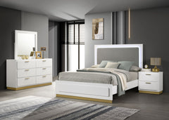 Orleans Furniture - Coaster - Caraway 4-piece Queen Bedroom Set White - 224771Q-S4