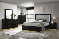 Orleans Furniture - Coaster - Caraway 5-piece Queen Bedroom Set Black - 224781Q-S5