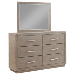 Orleans Furniture - Coaster - Kenora 6-drawer Dresser and Mirror Barley Brown - 224853M