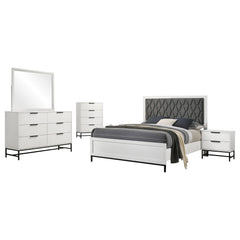 Sonora 5-piece Queen Bedroom Set White