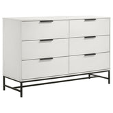 Orleans Furniture - Coaster - Sonora 6-drawer Bedroom Dresser White - 224863