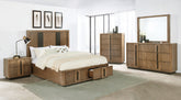 Orleans Furniture - Coaster - Terrace 5-piece Eastern King Bedroom Set Ash Brown - 224900KE-S5