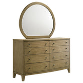 Orleans Furniture - Coaster - Granada 8-drawer Dresser and Mirror Natural Pine - 224923M