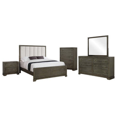 Gran Park 5-piece Eastern King Bedroom Set Dark Cocoa