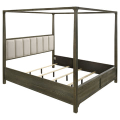 Orleans Furniture - Coaster - Gran Park California King Four Poster Canopy Bed Dark Cocoa - 224931KW