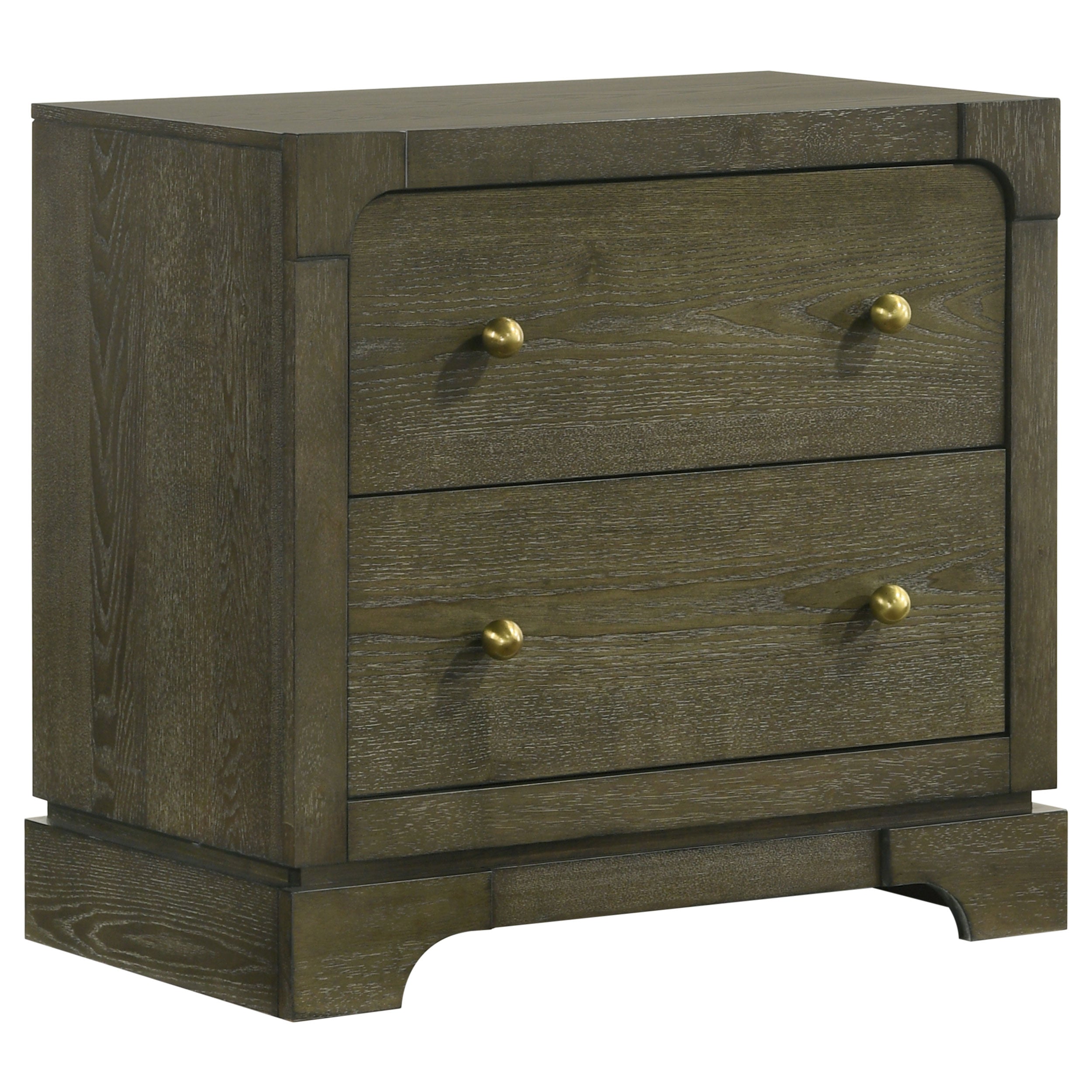 Orleans Furniture - Coaster - Gran Park 2-drawer Nightstand Bedside Table Dark Cocoa - 224932