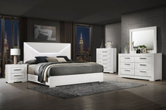Orleans Furniture - Coaster - Ives 5-piece Queen Bedroom Set White High Gloss - 224941Q-S5
