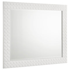 Orleans Furniture - Coaster - Ives Dresser Mirror White High Gloss - 224944