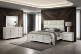 Orleans Furniture - Coaster - Olivia 4-piece Queen Bedroom Set Pearl White - 224951Q-S4