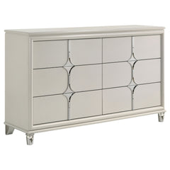 Orleans Furniture - Coaster - Olivia 6-drawer Dresser Cabinet Pearl White - 224953