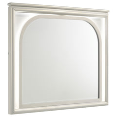 Orleans Furniture - Coaster - Olivia LED Dresser Mirror Pearl White - 224954