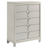 Orleans Furniture - Coaster - Olivia 5-drawer Bedroom Chest of Drawers Pearl White - 224955