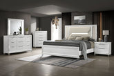 Orleans Furniture - Coaster - Marmore 5-piece California King Bedroom Set White - 224961KW-S5