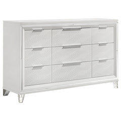 Orleans Furniture - Coaster - Marmore 9-drawer Dresser Cabinet White - 224963