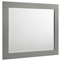 Orleans Furniture - Coaster - Ives Dresser Mirror Grey High Gloss - 224974