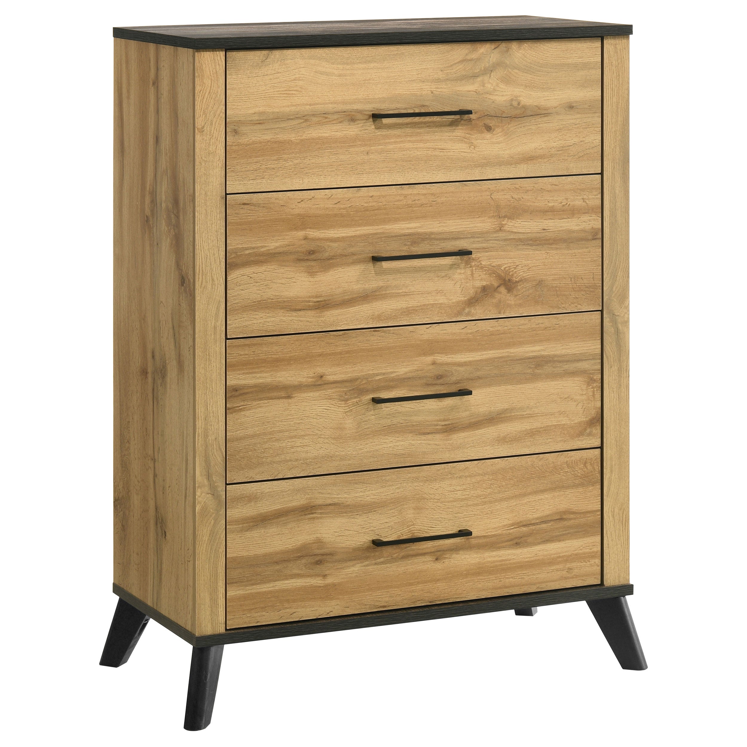 Orleans Furniture - Coaster - Kaywood 4-drawer Bedroom Chest of Drawers Natural Pine - 225005