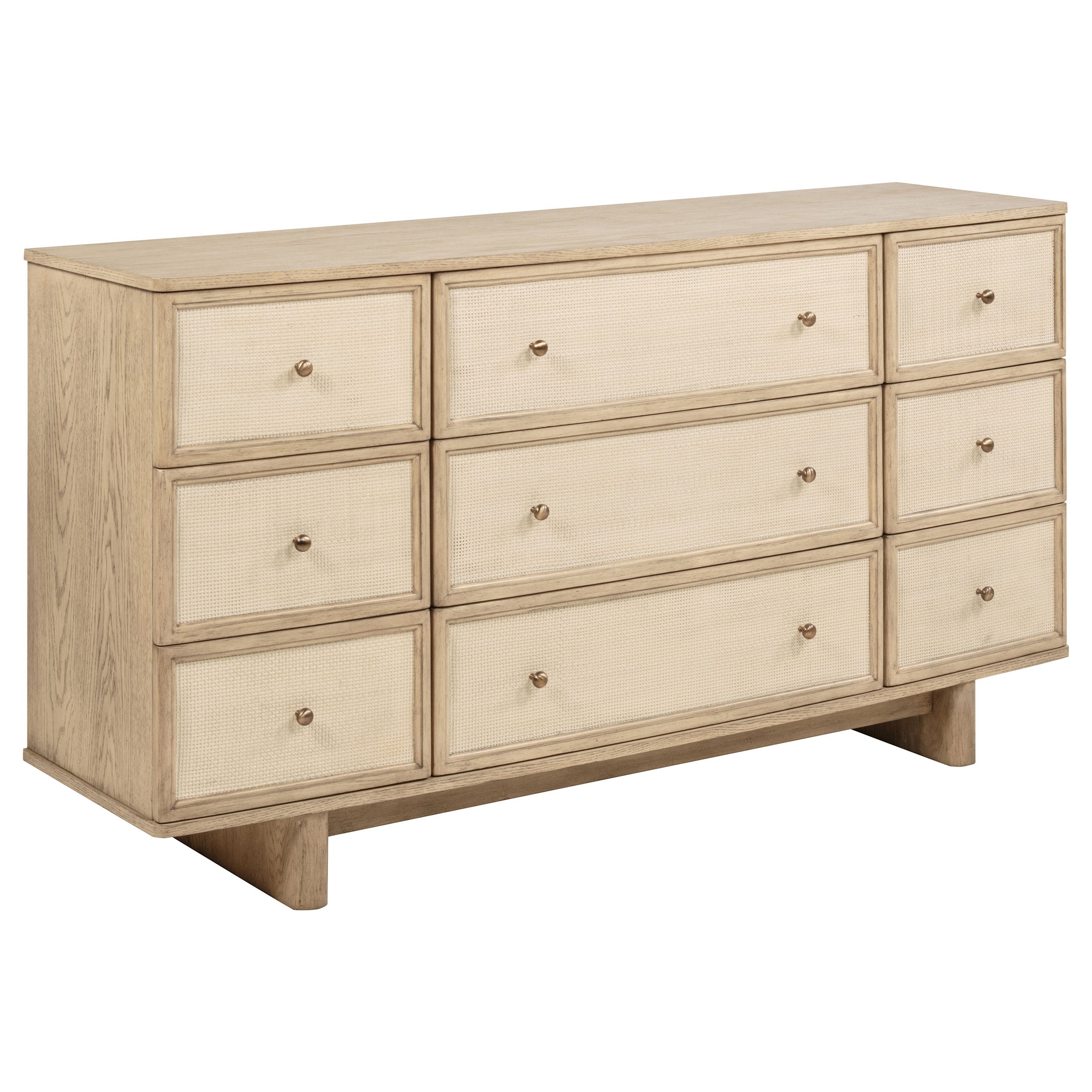 Orleans Furniture - Coaster - Kailani 9-drawer Dresser Cabinet Beige Oak - 225043