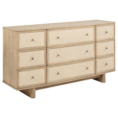 Orleans Furniture - Coaster - Kailani 9-drawer Dresser Cabinet Beige Oak - 225043