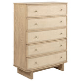 Orleans Furniture - Coaster - Kailani 5-drawer Bedroom Chest of Drawers Beige Oak - 225045