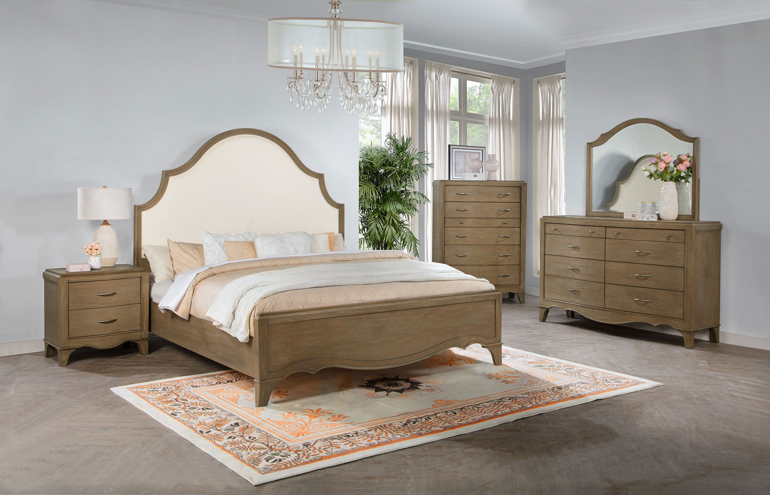 Orleans Furniture - Coaster - Revello 5-piece California King Bedroom Set Washed Mango - 225051KW-S5
