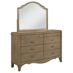 Orleans Furniture - Coaster - Revello 8-drawer Bedroom Dresser with Mirror Washed Mango - 225053M