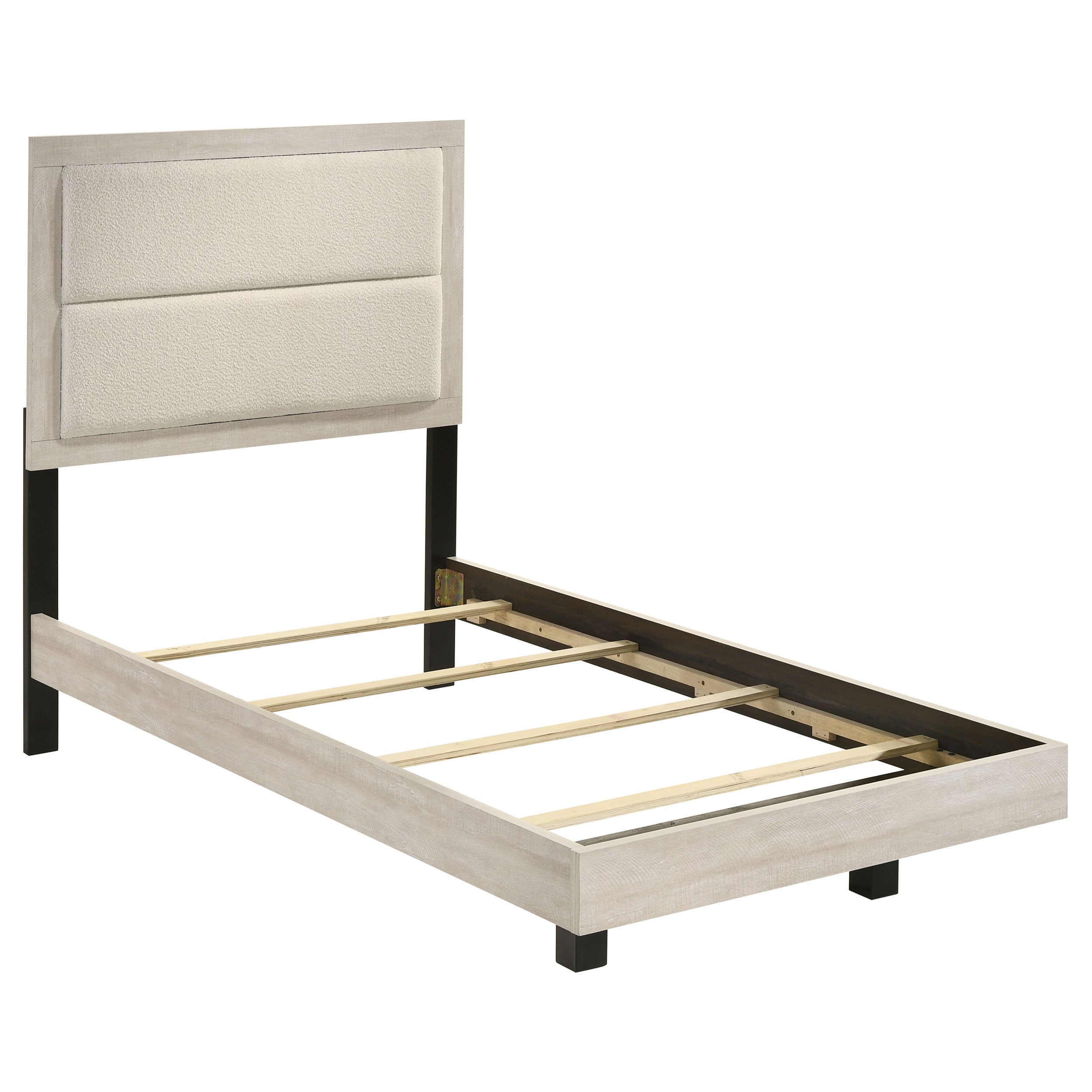 Orleans Furniture - Coaster - Trenton 54-inch Wood Twin Panel Bed Rustic Cream - 225061T